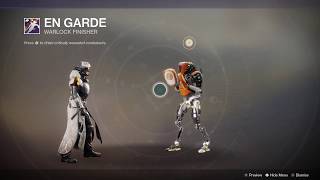 Destiny 2 - En Garde Finisher