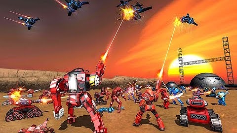 Mars Battle : Bus Robot Game 3d - Android GamePlay | Walk through a Game