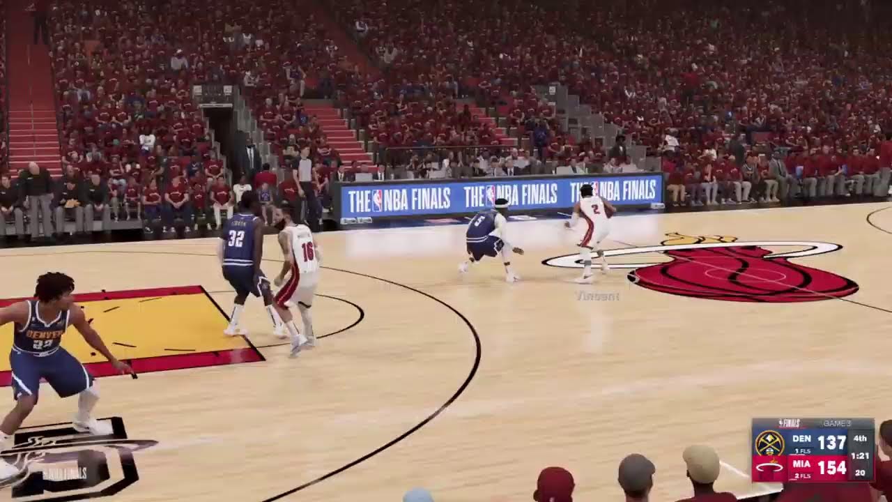 Miami Heat Vs Denver Nuggets Game 3 NBA Finals 2k sim 2023 Season