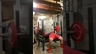 C12W4 WENDLER Bench Press, Testing a 5RM, 319.6X5 Pauses, 341.6X3 Pauses, PR