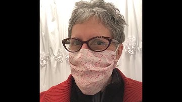 Face Mask How To: Fast and Easy ~ Nose Wire, Strings or Elastic w Filter Pocket