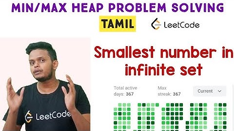 Smallest Number in Infinite Set | Leetcode | Heaps | Programming in Tamil | Coding | C++ | DSA