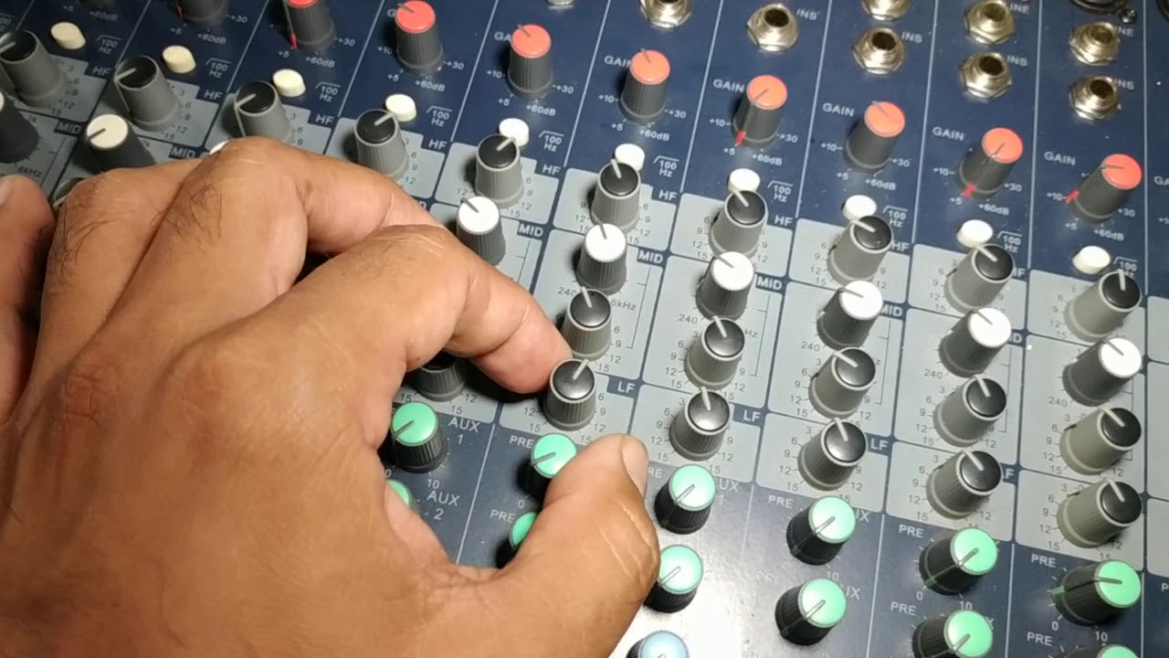  Mixer  Sound  Setting awal dan mematikan Mixer  Sound  System  