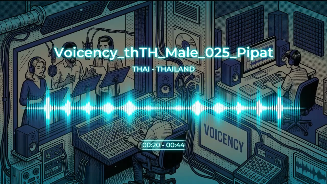 Thai Male Voice - Voicency_thTH_Male_025_Pipat