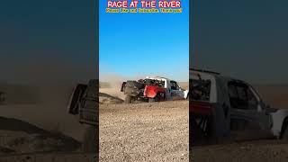 RAGE AT THE RIVER! #snore #offroad #offroading #offroadracing #shortsfeed #trophytruck #shortvideo