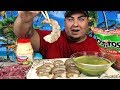 RAW SHRIMP MUKBANG | Aguachile Verde