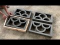 Diy  cement ideas tips  create ventilation cement brick molds from wood quickly easy and creative