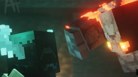 [Warden vs redstone golem] minecraft animation