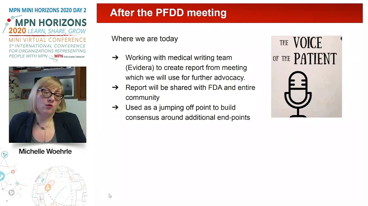 Collecting data for the Patient Focused Drug Devel...