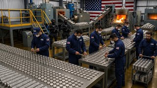 Inside the Secret Fortress Where America Mints Its Billions (Full Process)