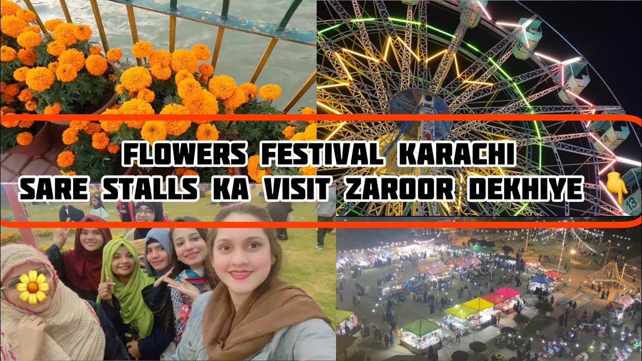 Flower Festival Karachi 2023 🌼 Stalls ka Full Visit Itni Variety Moona & Hadiqa Vlogs