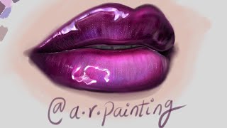 Digital painting lips tutorial Digital painting lips tutorial