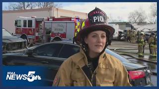 Colorado Springs Fire Department provides updates on fire along Durango Drive