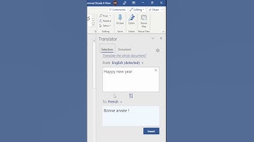 Translate in Microsoft Word #shorts #youtubeshorts