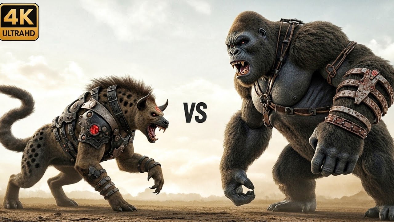 Mutant Hyena vs King Kong 🔥 Village Destroyed | Most Brutal Monster Fight