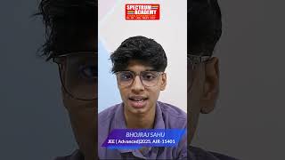 Our Student & JEE Advanced 2015 Topper Bhojraj Sahu share his Success, emotions and success #shorts