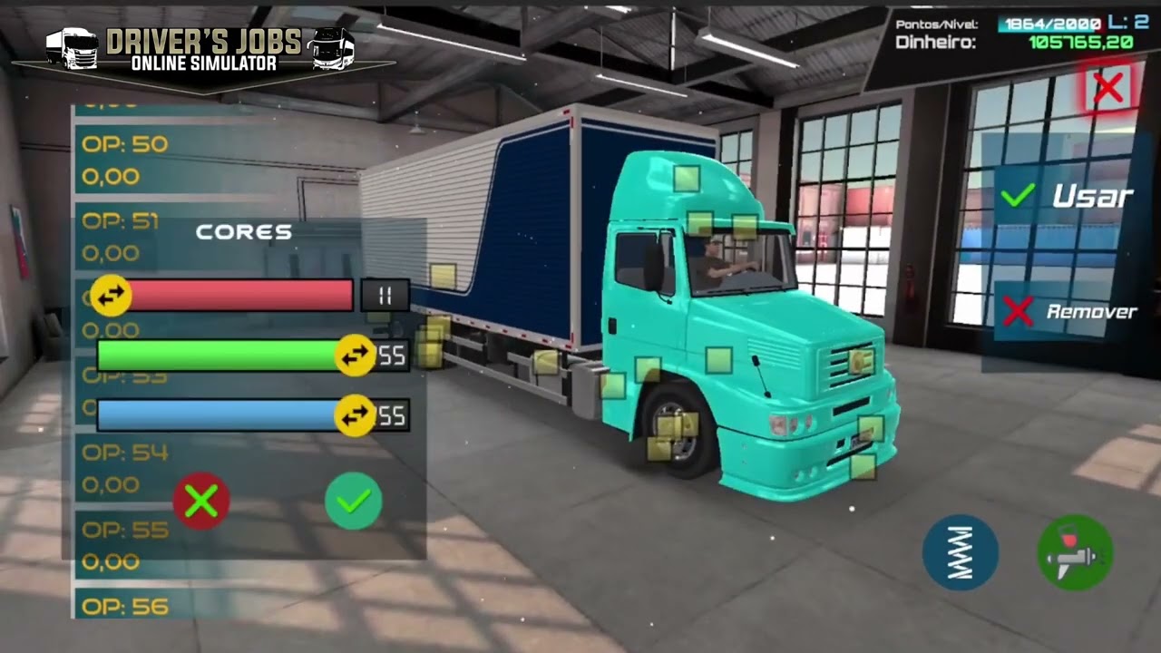 Drivers Jobs Online Simulator - Customização - Customization.