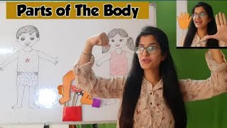 Virtual Class Activity Body Parts | Parts of Body | Our Body