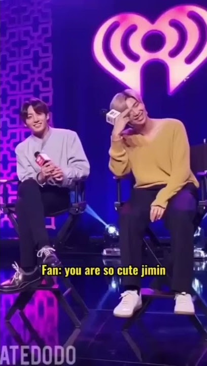 An Army girl saying to Jimin'you are so cute,I love you'and he said I love you too🥺🥰💜