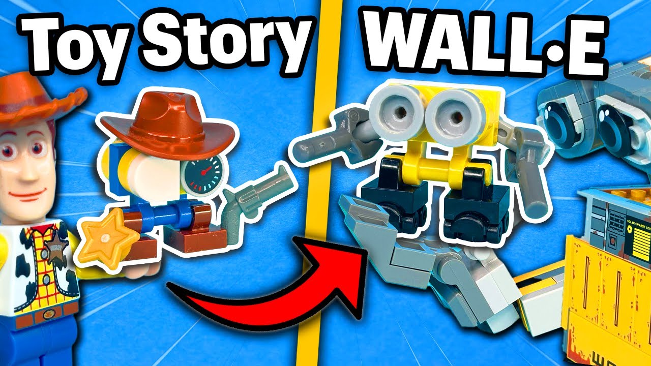 I turned Pixar Movies into LEGO ROBOTS...