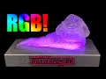 Using 3D Printing to turn a Vintage Jabba Figure into RGB LED Lamp!