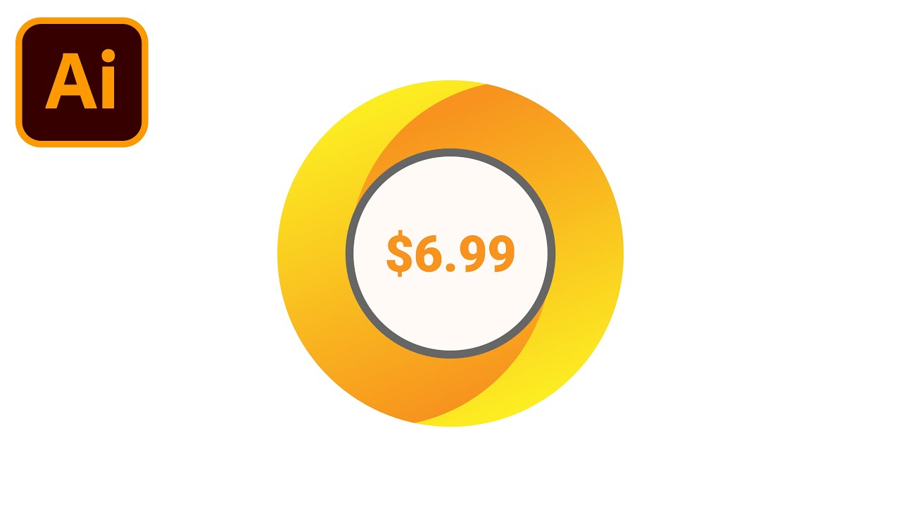 How To Create A Twisted Price Sticker In Adobe Illustrator