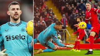 Martin Dubravka Best Saves vs Liverpool & More.