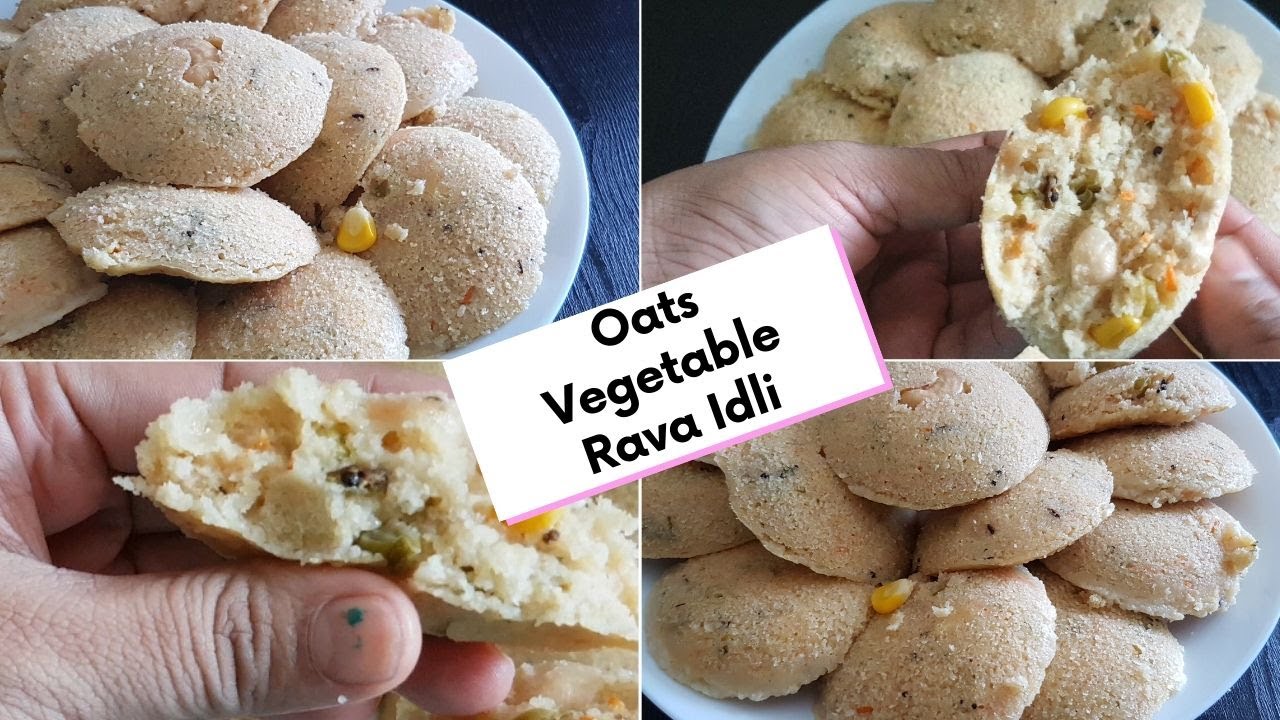 Oats Vegetable Rava IdliOats Rava IdliInstant Oats IdliInstant Idli