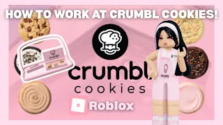 HOW TO WORK AT CRUMBL COOKIES IN ROBLOX! (Tutorial) | #crumblcookies #roblox #tutorial