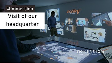 Virtual reality and augmented reality for a collaborative and professional use, by IMMERSION.