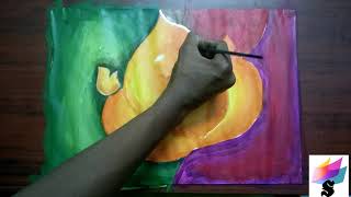 ||Abstract OM Ganesha-Acrylic Painting|| screenshot 5