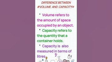 Volume and Capacity@iyappanideas