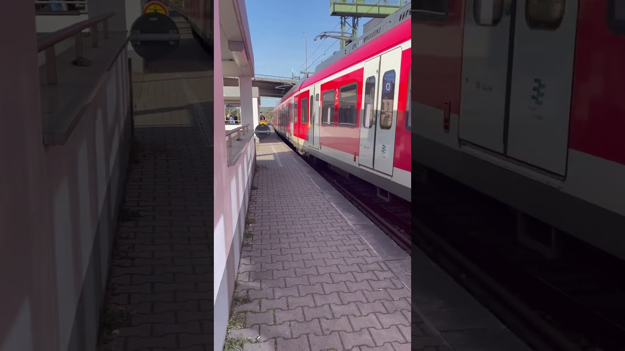 S1/BR 430 Ausfahrt Bahnhof Wendlingen (Neckar) 