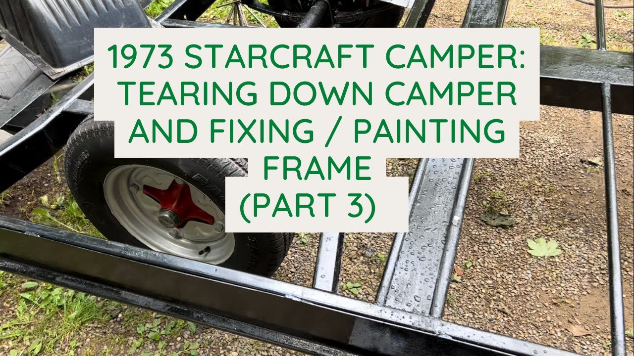 Pop Up Camper Rebuild Part 3: Tearing Down Camper and Fixing/Painting ...