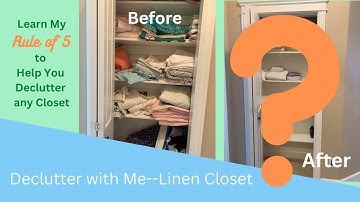 Declutter with Me | Linen Closet