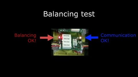 Smart BMS Bluetooth how to perform balancing check