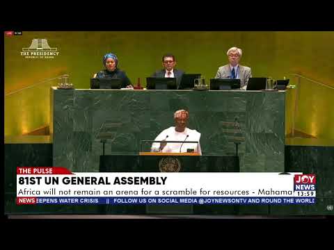 81st UN General Assembly: The veto power must never become a license for impunity - President Mahama