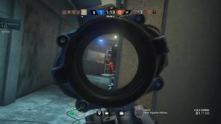 Rainbow Six Siege: Jager Ace on Kanal #2 (1 v 5 clutch)