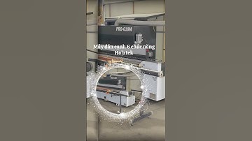Máy dán cạnh 6 chức năng Holztek #maydancanhtudong #mầyncanh6chucnang #cnc