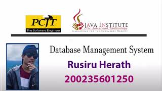 Question 5 |How to insert data into the tables in the database | @javainstituteforadvancedte1415
