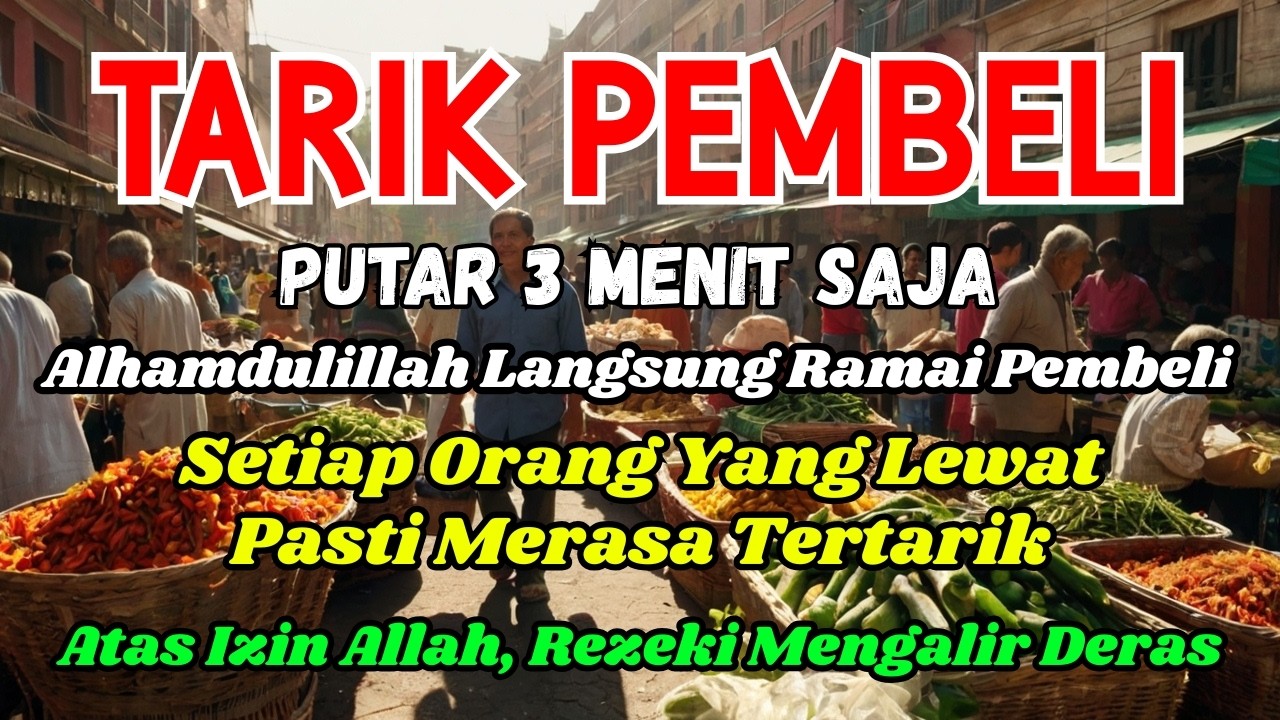 YA ALLAH DENGAN WASILAH DZIKIR INI 🤲🤲 Pelaris Dagangan Pemanggil Pembeli Pembuka Aura Toko/Warung