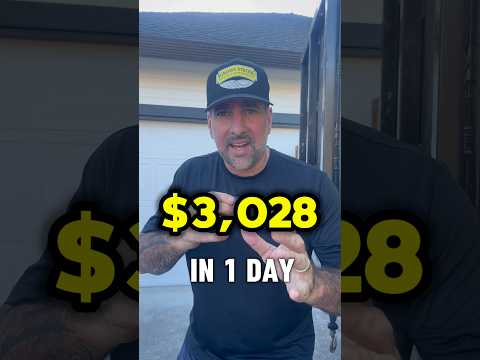 We Made $3,024 in ONE Day Doing This