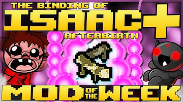 The Binding of Isaac: Afterbirth+ - Mod of the Week: EXTENDING TEAR SWORD! (BEST TEAR ITEM)