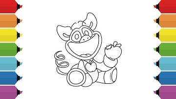 Smiling Critters PickyPiggy Coloring Pages | Coloring Poppy Playtime Chapter 3 | NCS Music