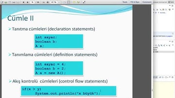 Java ile Nesne Merkezli Programlamaya Giriş - 5. oturum