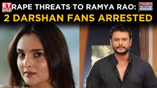 Outrage Over Threats To Ramya Rao 2 Nabbed, Police On Trail Of Others Watch Latest News