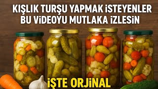Hatem Halamizin Elleri̇nden Atalarimizdan Gelen Turşu Tari̇fi̇ Yapilişi