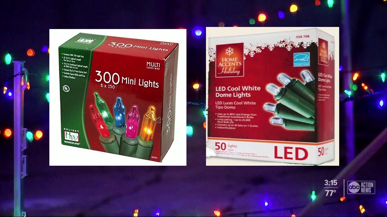 The cost savings of LED Christmas lights  YouTube