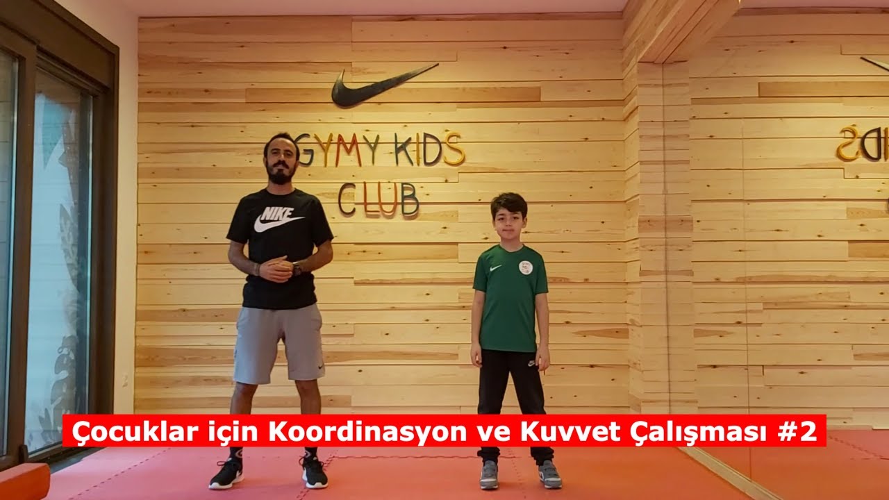 Çocuklar için koordinasyon ve kuvvet çalışması 2 | Gymy Kids | Tanju Kara