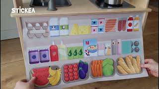 How to make a play supermarket from IKEA Duktig play kitchen?